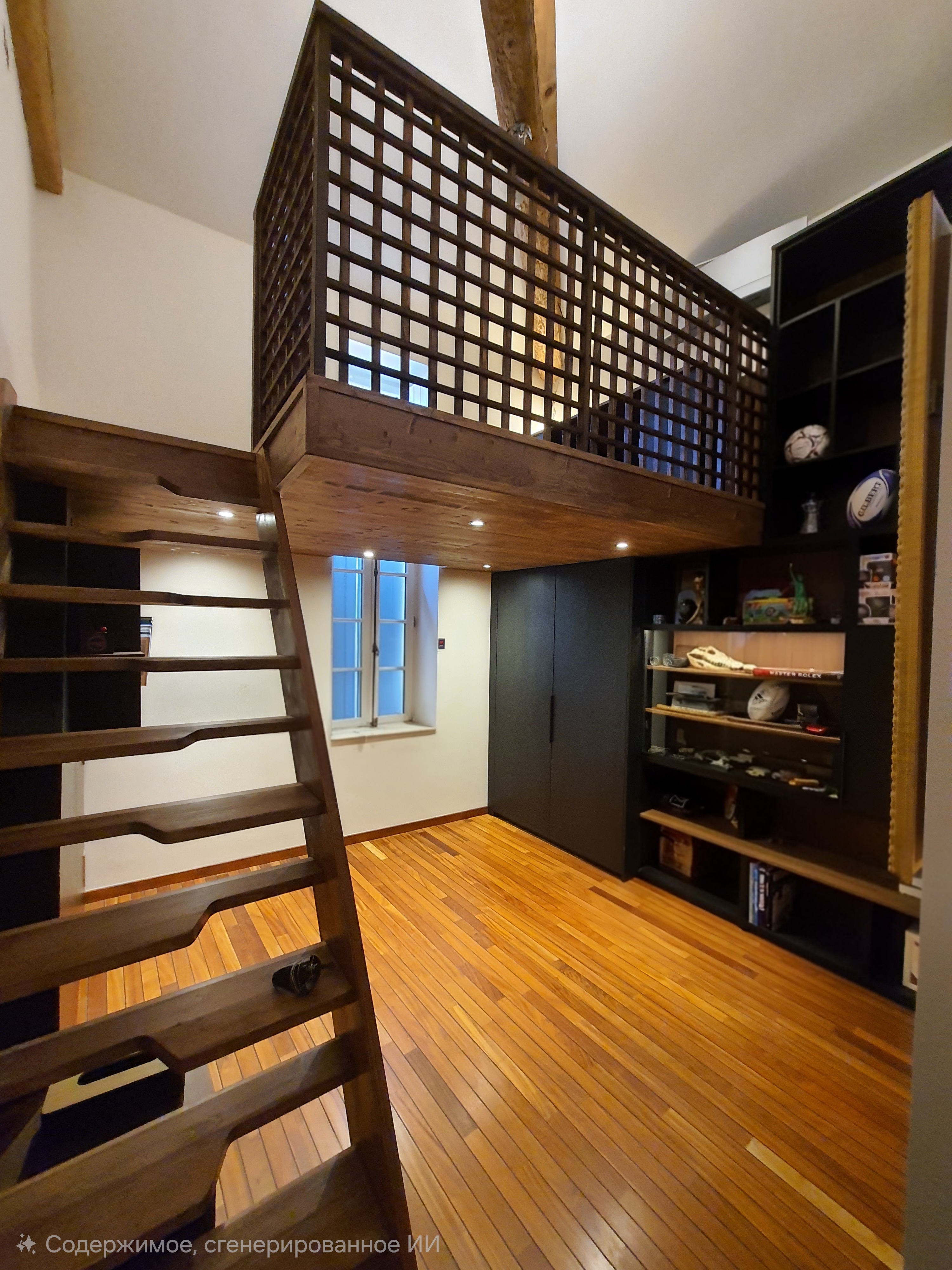 Réalisation d'une chambre complète avec Mezzanine
